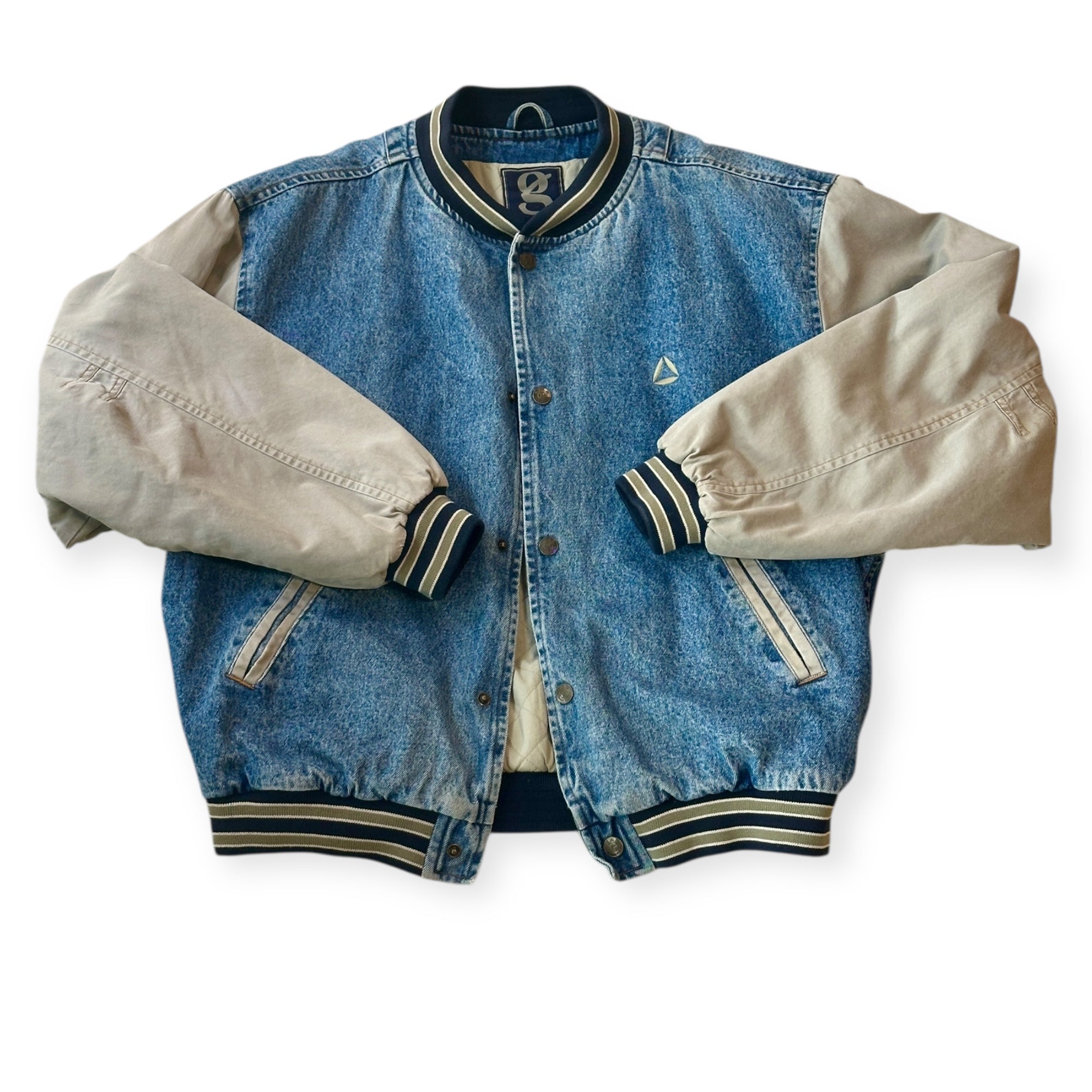 2000s Two Tone Varsity Bomber – DRATS