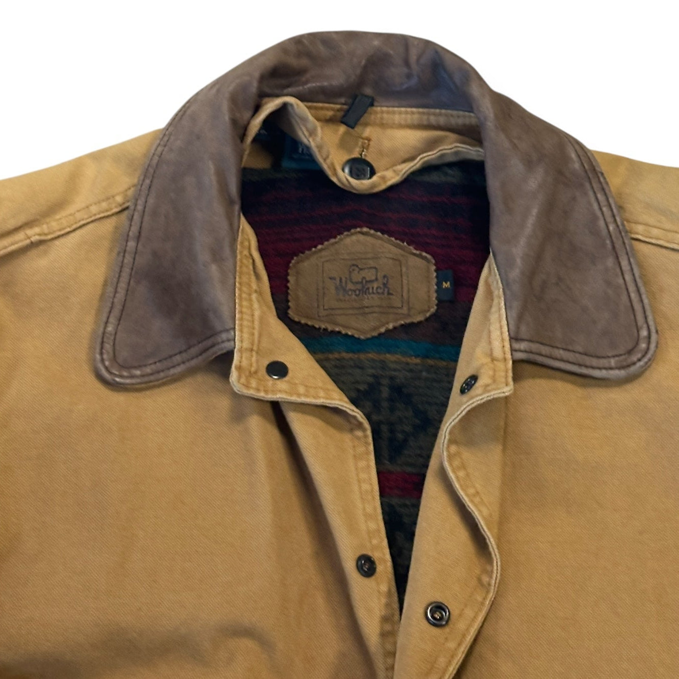 Vintage Wool Blanket Lined Woolrich Barn Jacket