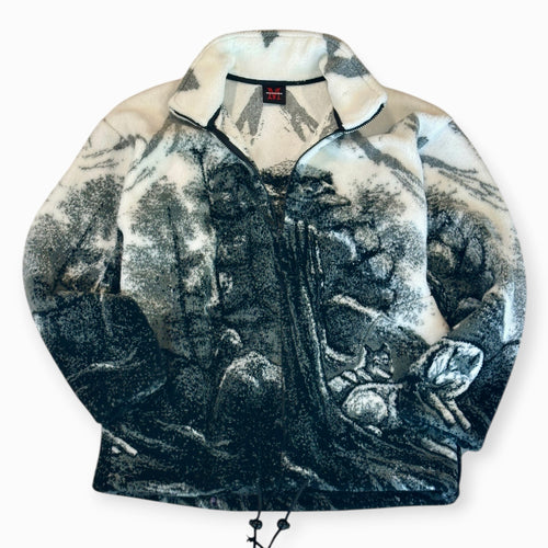 90s Mazmania Forrest Wolf Fleece
