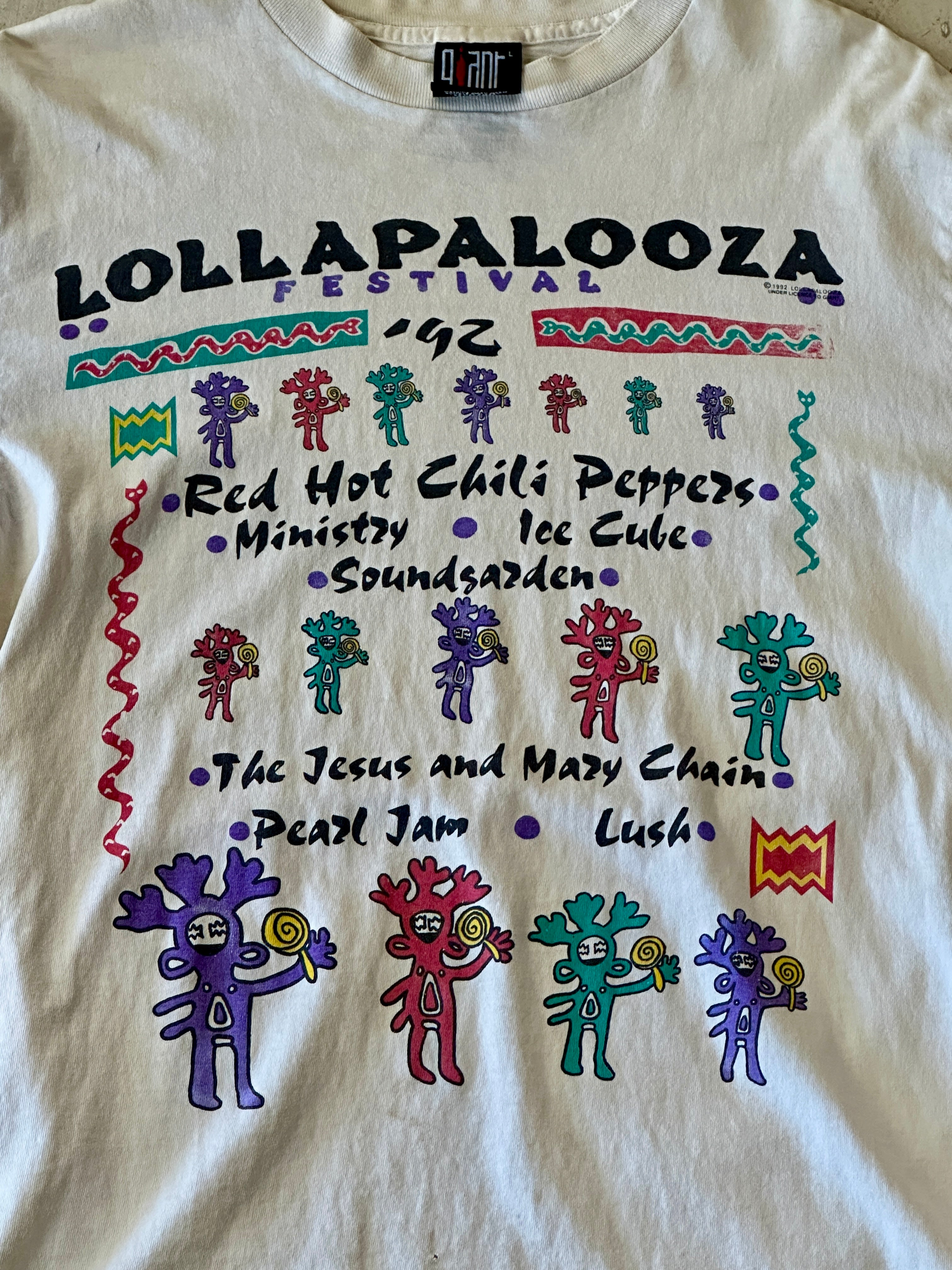 1992 Lollapalooza Tour Tee