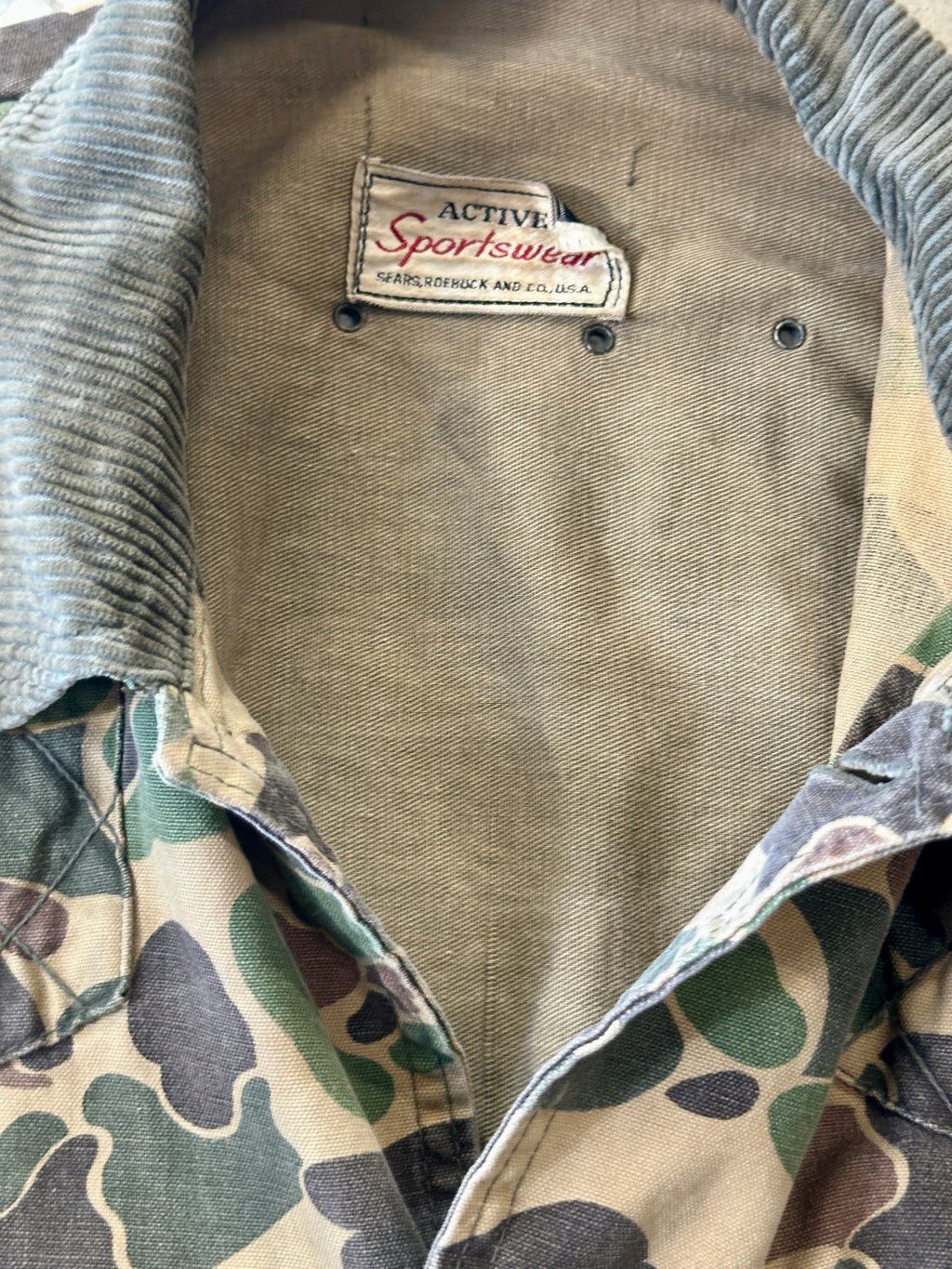 Vintage Duck Camo Jacket