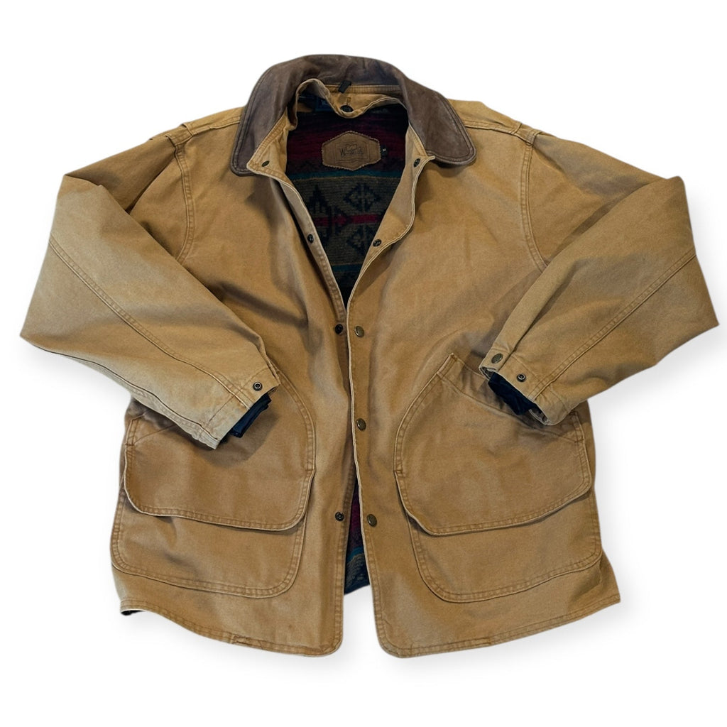 Vintage Wool Blanket Lined Woolrich Barn Jacket