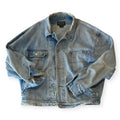 Thrashed and repaired Vintage Polo Country Denim Jacket
