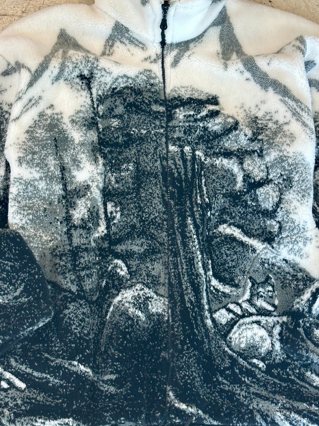 90s Mazmania Forrest Wolf Fleece