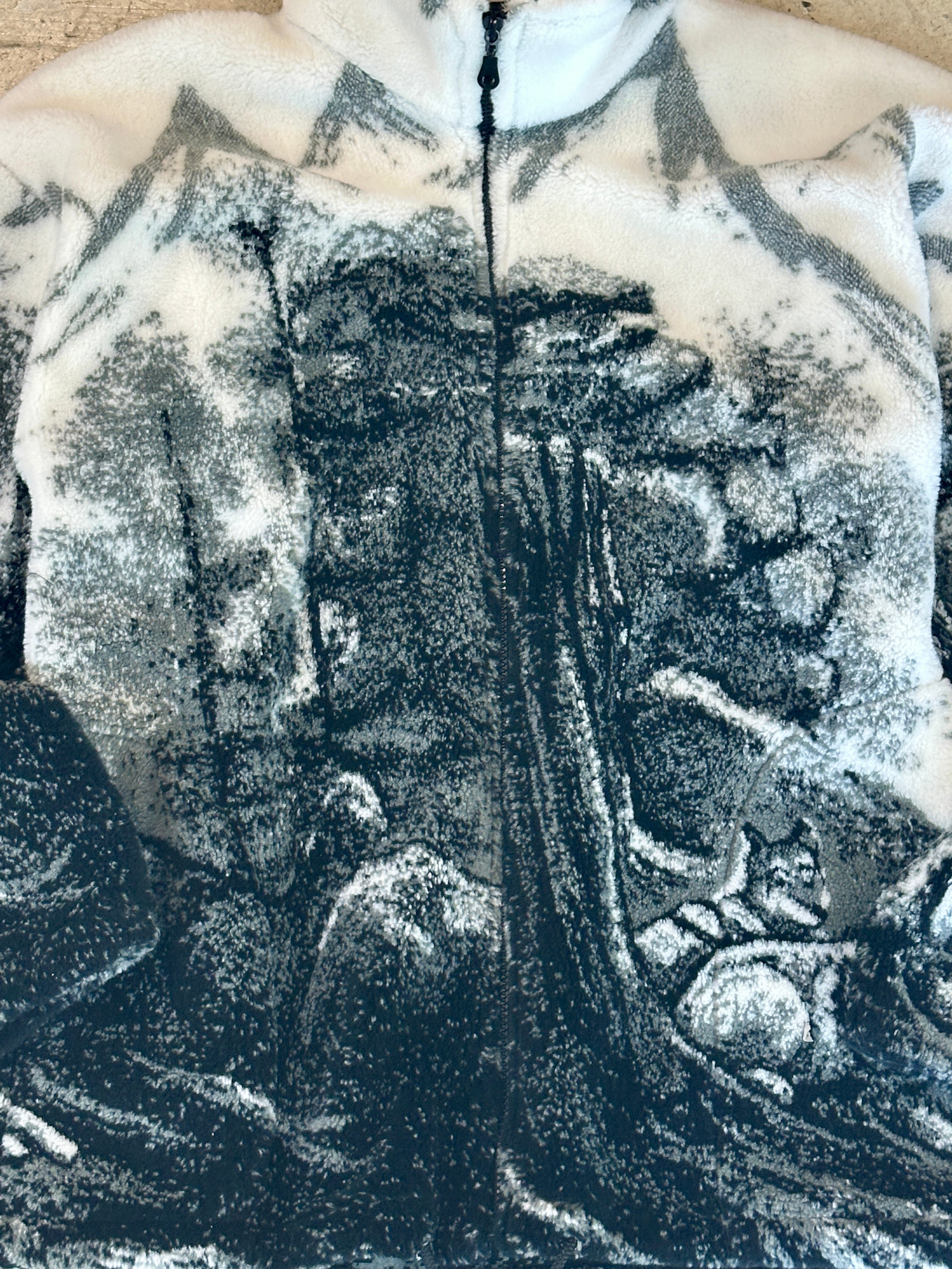 90s Mazmania Forrest Wolf Fleece