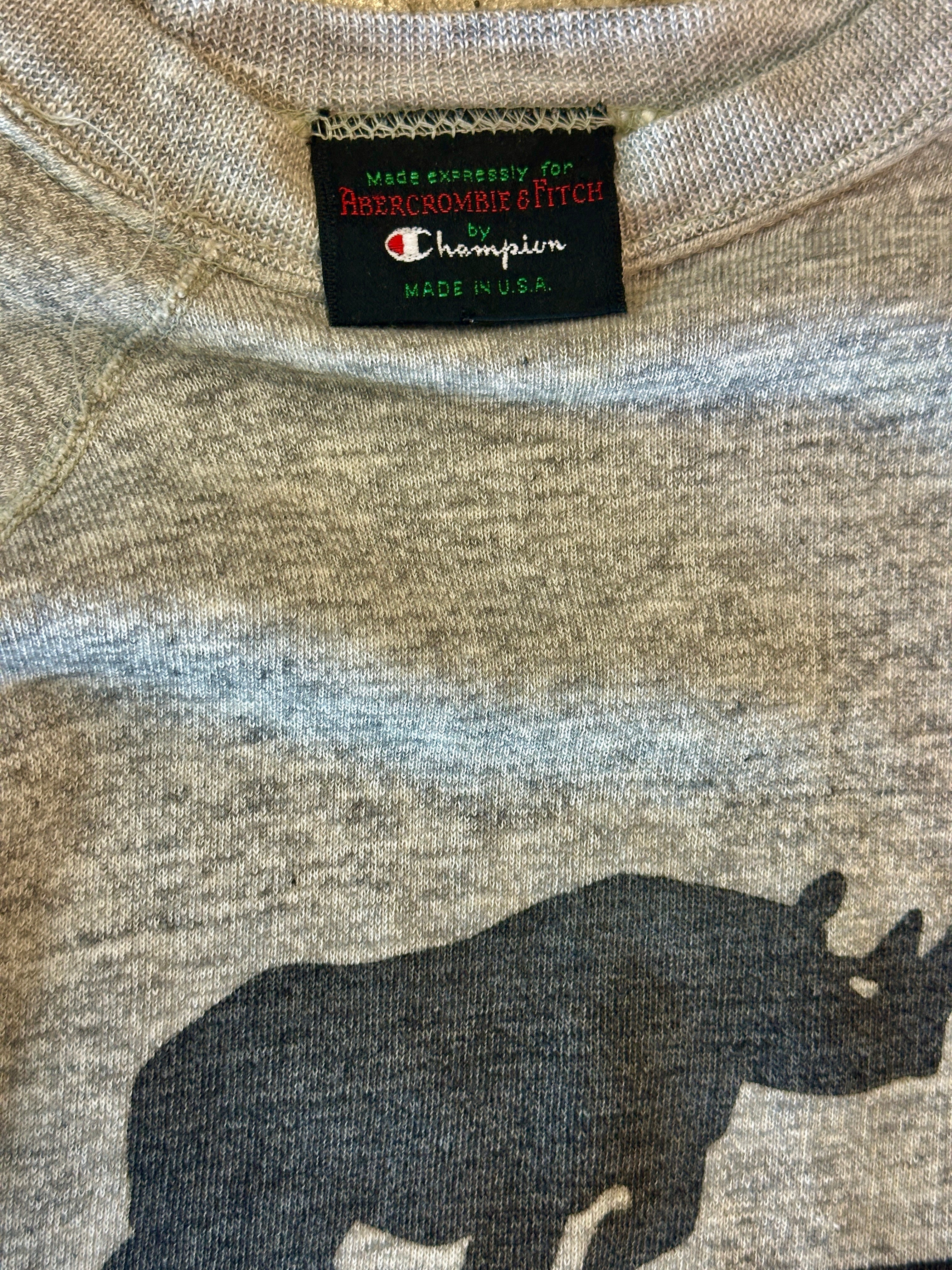 80s Abercrombie on Champion Raglan