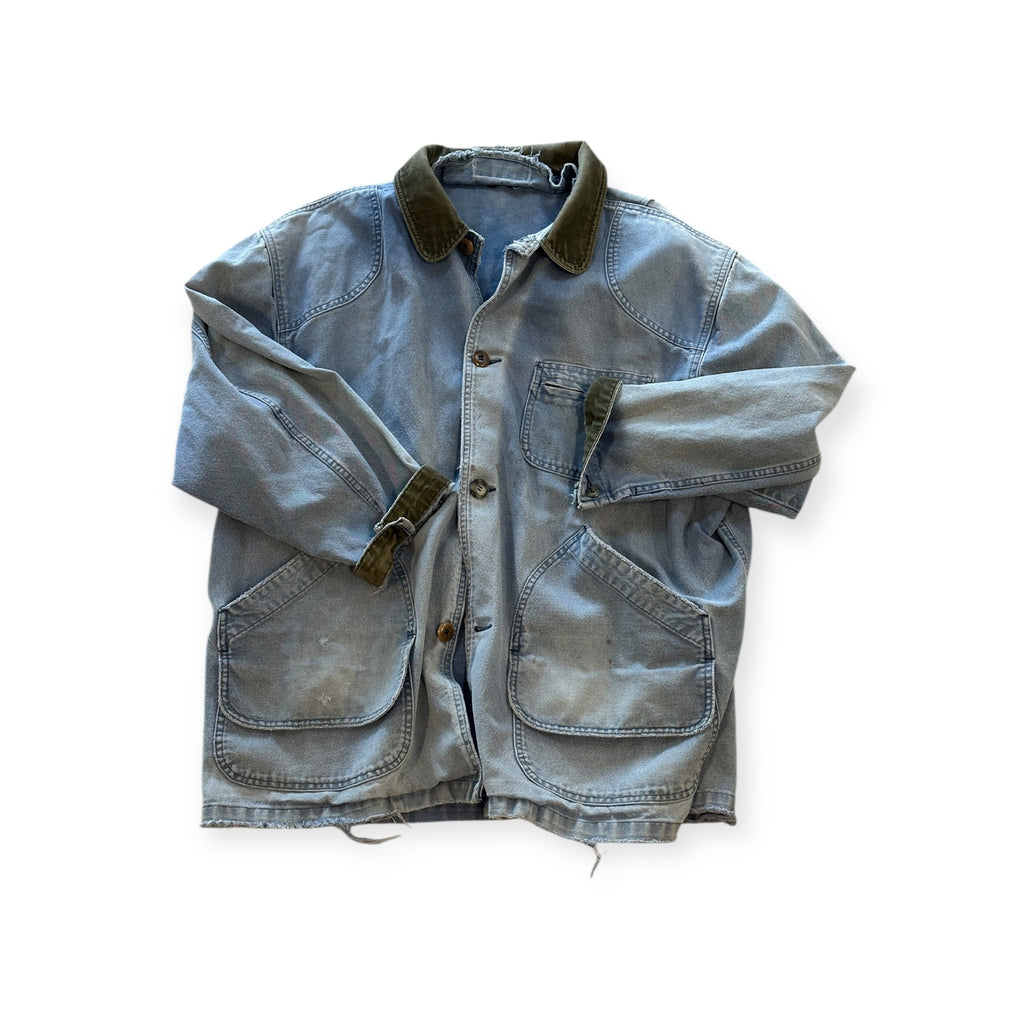 Thrashed & Repaired LL Bean Barn Coat