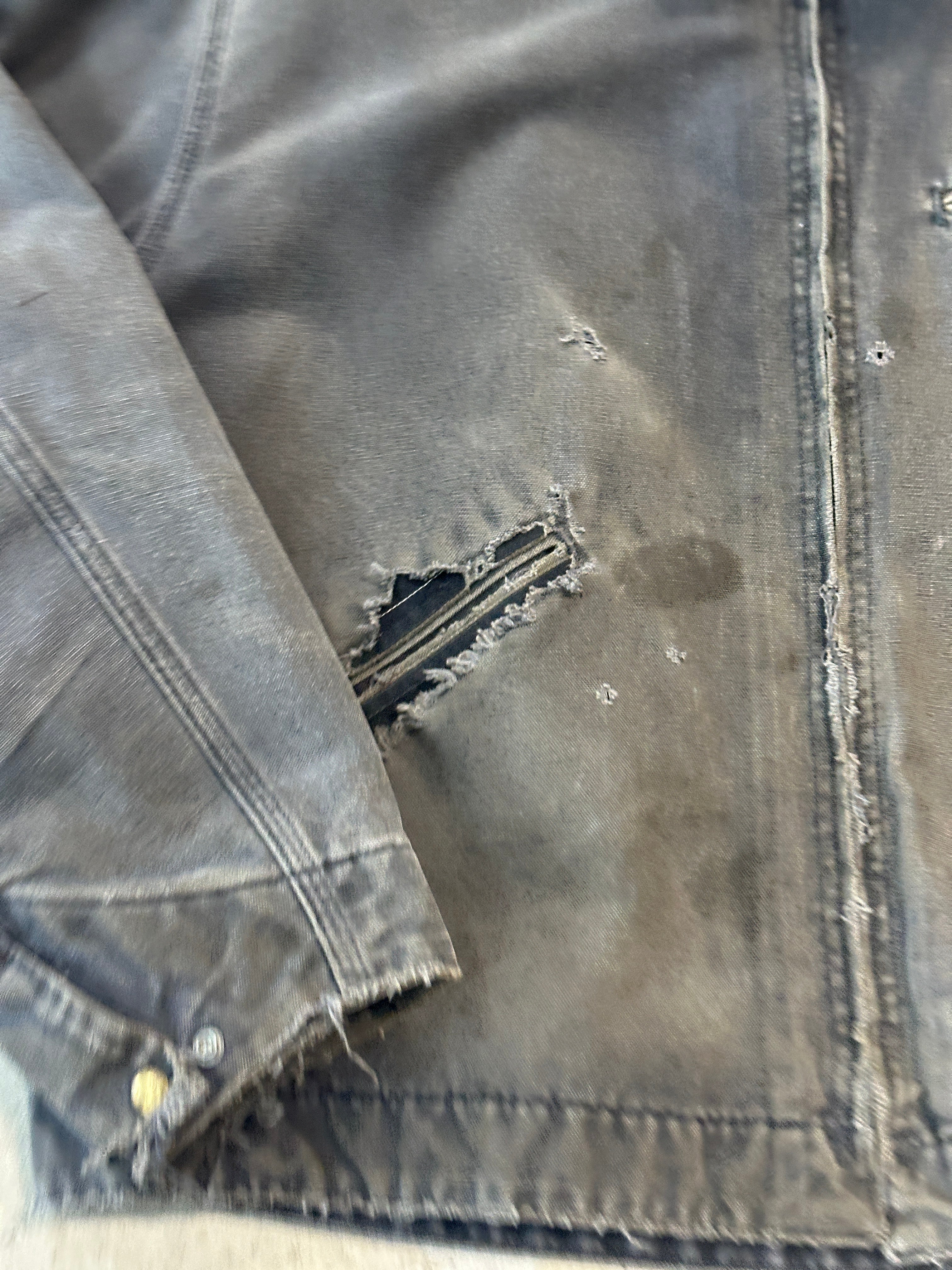 Distressed Vintage Two Tone Wool Lined Carhartt