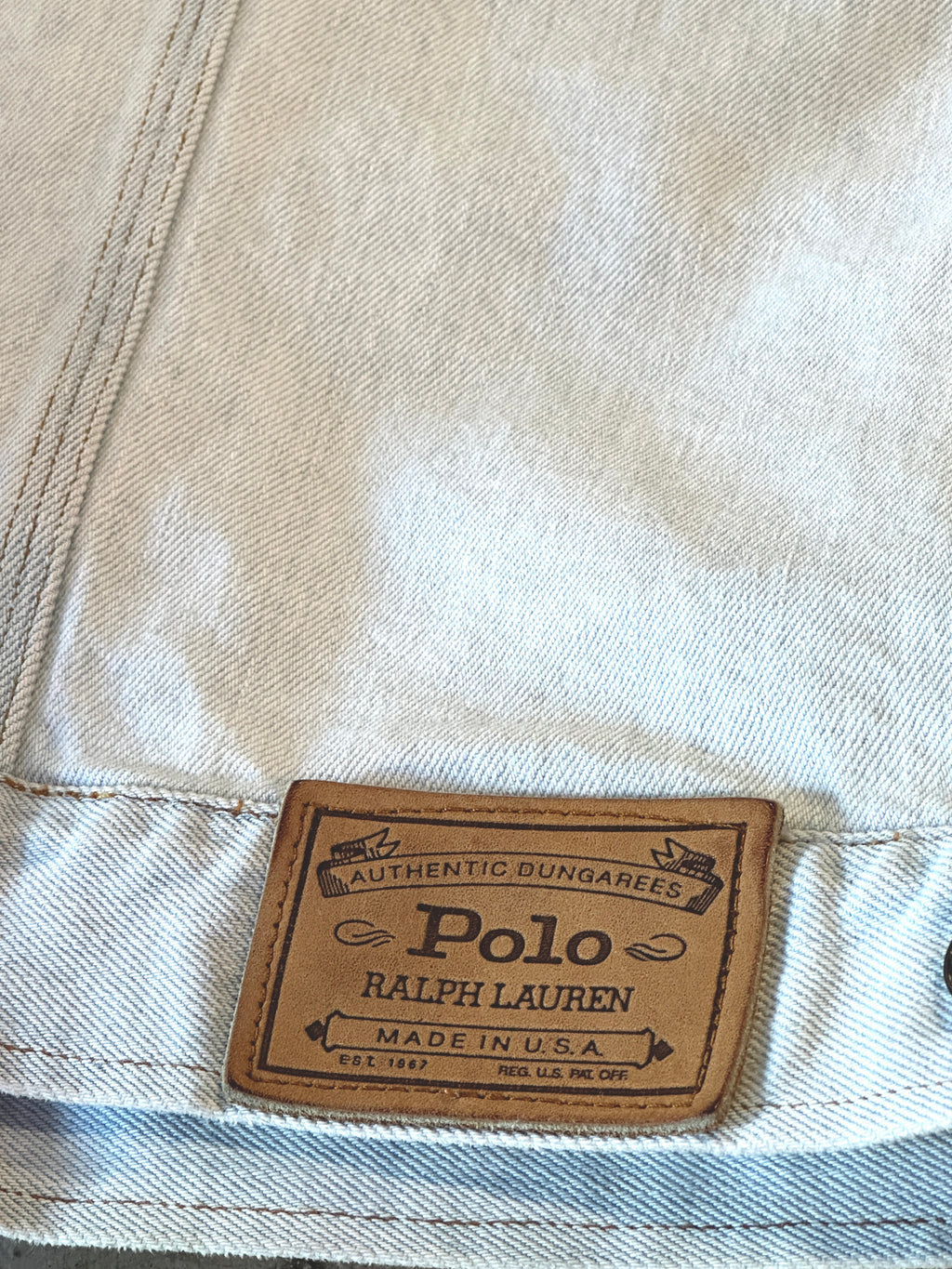 80s White Label Ralph Lauren Denim Jacket