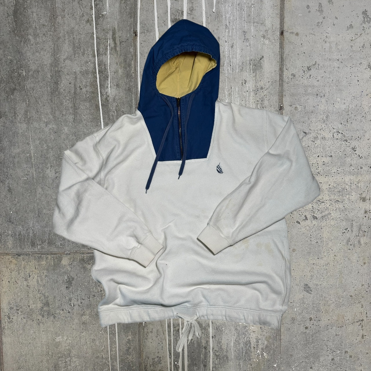 Nautica Pique Hooded Pullover
