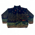 Vintage Black Mountain Cabin Fleece