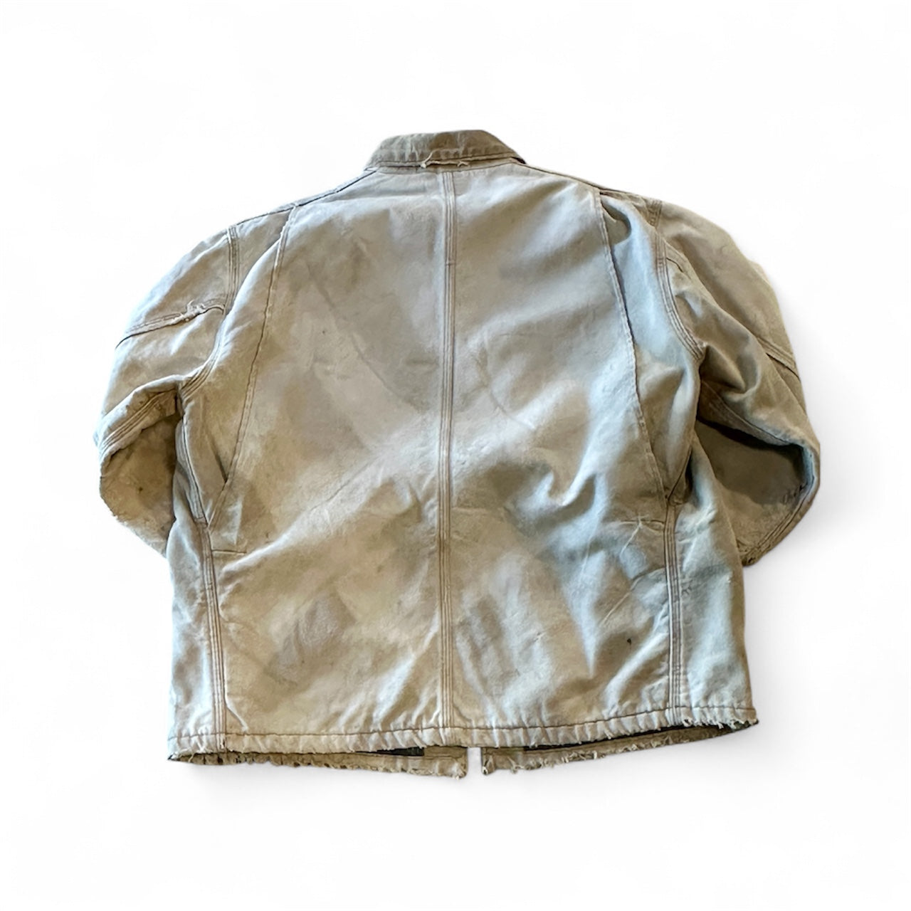 Distressed Blanket Lined Carhartt Chore Coat